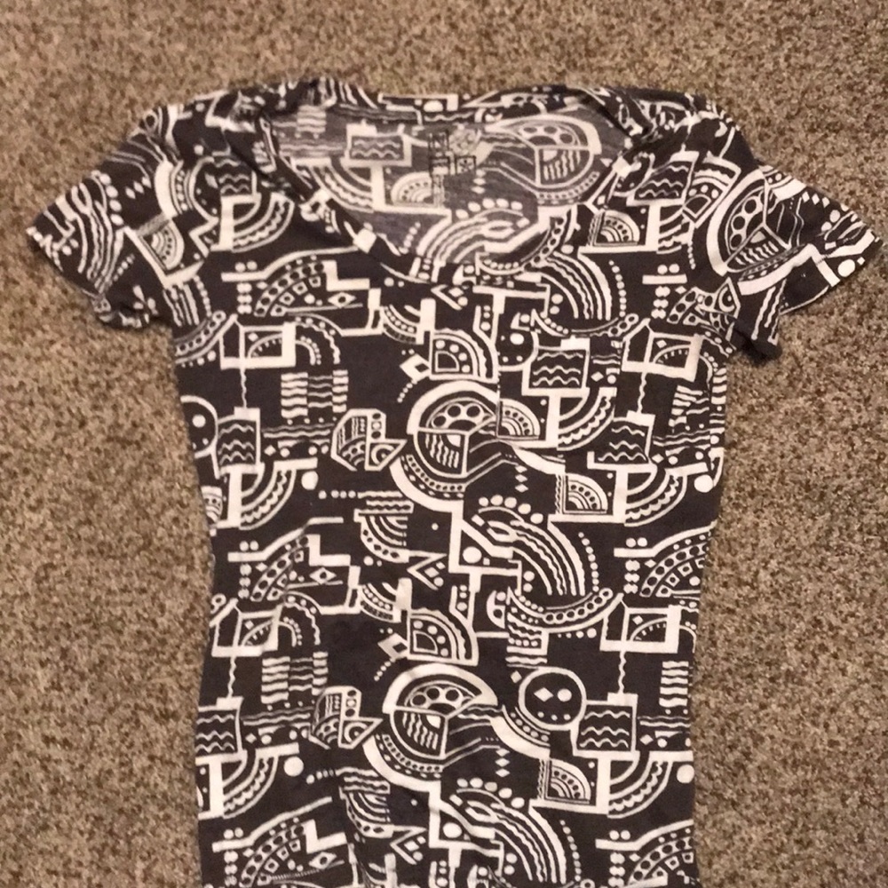 Grey Patterned T-shirt